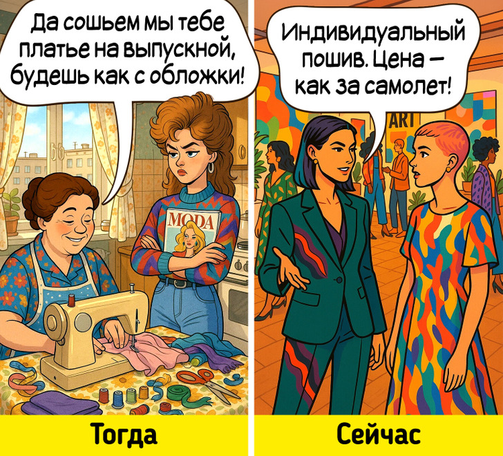 13 комиксов о том, что когда-то было в порядке вещей, а сегодня считается настоящей роскошью