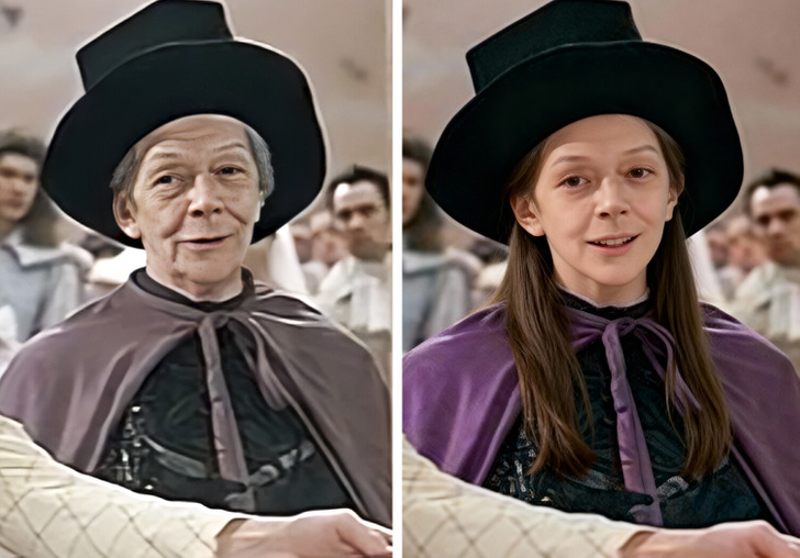 Злая волшебница из Ослиной шкуры в молодости