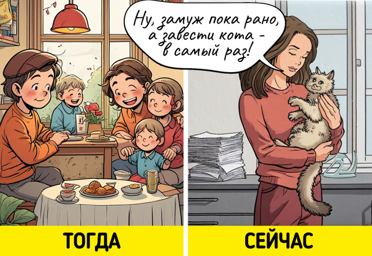 20 наглядных сравнений, которые показывают, как круто изменилась наша жизнь / Sololaki