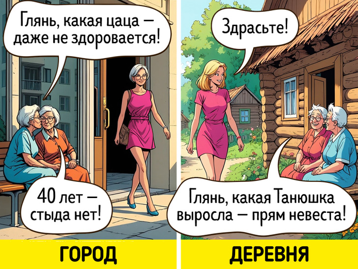 18 комиксов о том, что жизнь в городе и в деревне — это небо и земля, особенно летом
