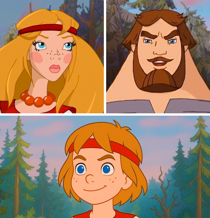 Яблоко от яблоньки: нейросеть показала, как могли бы выглядеть дети 13 культовых сказочных героев