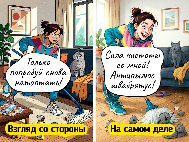 15 честных комиксов о том, что «быть взрослым» — это просто хорошо притворяться