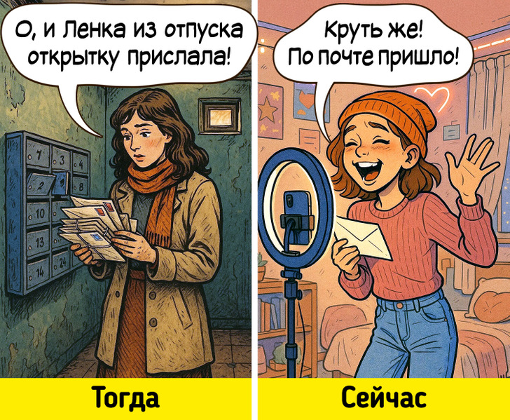 13 комиксов о том, что когда-то было в порядке вещей, а сегодня считается настоящей роскошью