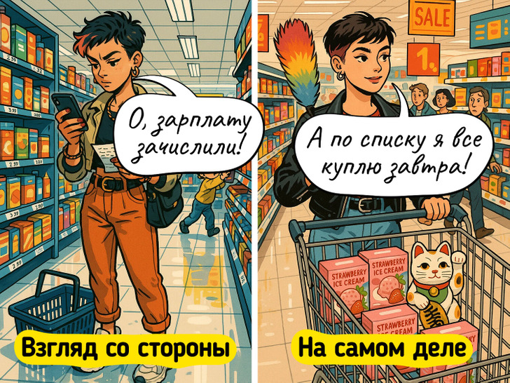 15 честных комиксов о том, что «быть взрослым» — это просто хорошо притворяться