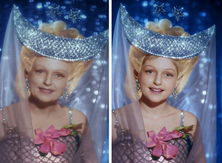 Фея-крестная из Золушки в молодости