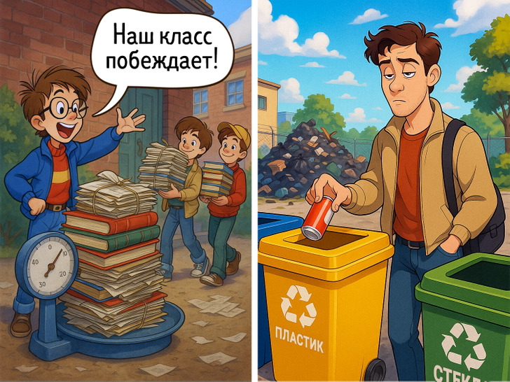 16 ностальгических комиксов, которые покажут всю разницу поколений / Sololaki