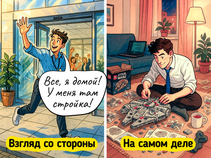 15 честных комиксов о том, что «быть взрослым» — это просто хорошо притворяться