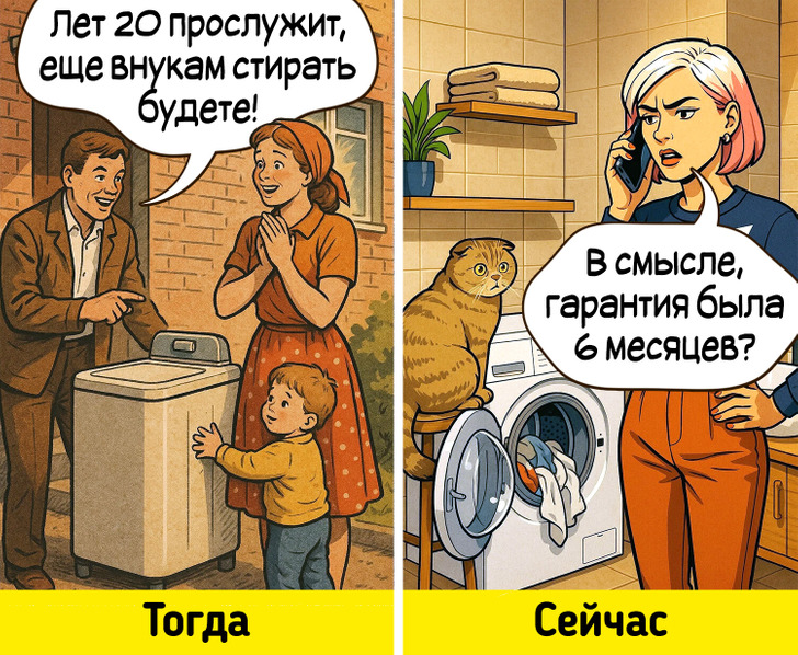 13 комиксов о том, что когда-то было в порядке вещей, а сегодня считается настоящей роскошью
