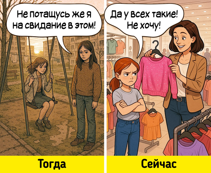 13 комиксов о том, что когда-то было в порядке вещей, а сегодня считается настоящей роскошью