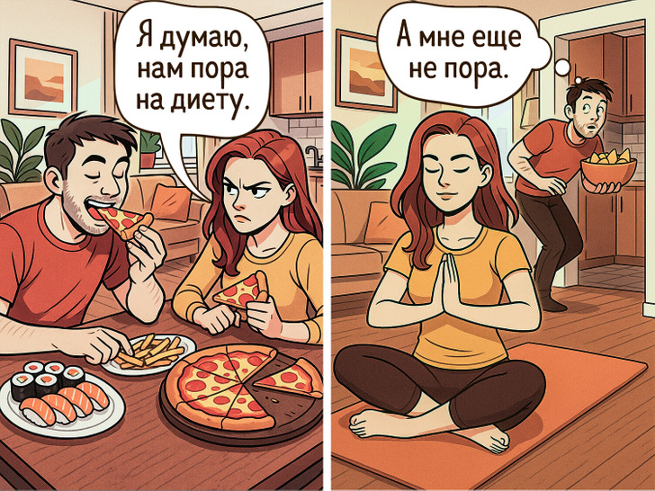 16 честных комиксов о семейной жизни, в которых мы узнаем себя / Sololaki